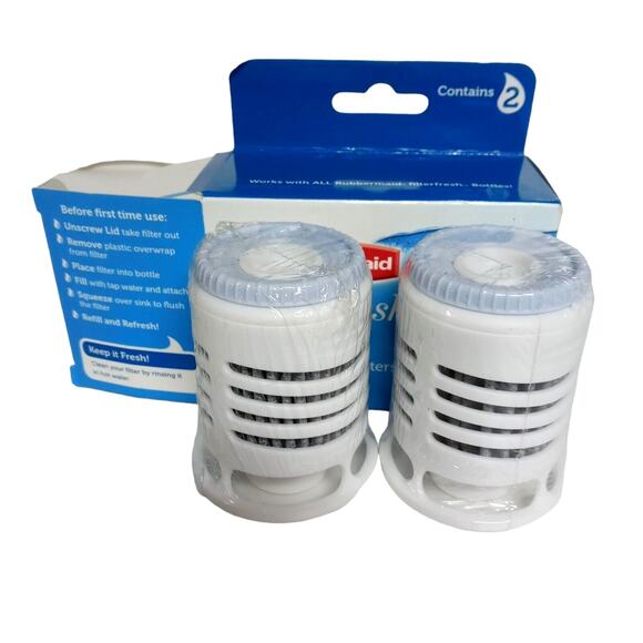 Rubbermaid Water Bottle Filter Refill 1J63 VTG Travel Prep 💧 - Picture 3 of 11